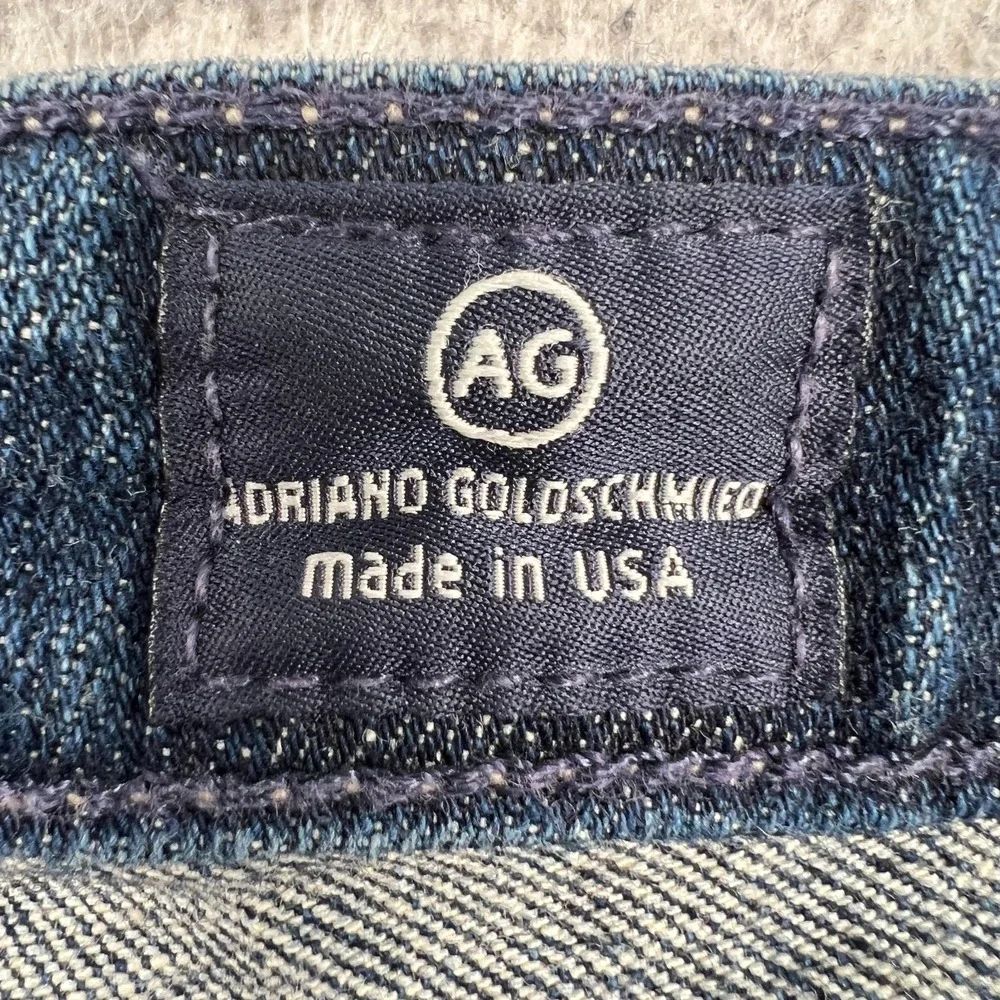 AG the Stilt Roll Up Jeans Womens‎ 26R Denim Blue Adriano Goldschmied Crop Ankle